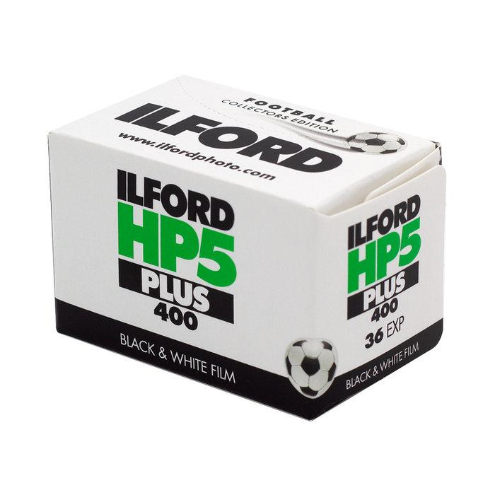 Ilford HP5 Plus 400 Black & White Negative - 35mm Film, 36 Exposures, Single Roll (Football Collectors Edition)