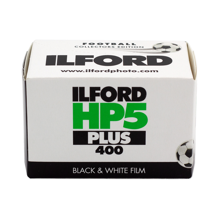 Ilford HP5 Plus 400 Black & White Negative - 35mm Film, 36 Exposures, Single Roll (Football Collectors Edition)