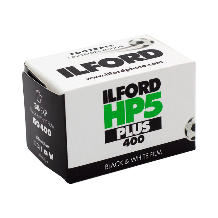 Ilford HP5 Plus 400 Black & White Negative - 35mm Film, 36 Exposures, Single Roll (Football Collectors Edition)