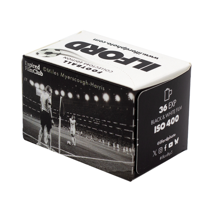 Ilford XP2 Super 400 Black & White Negative - 35mm Film, 36 Exposures, Single Roll (Football Collectors Edition)