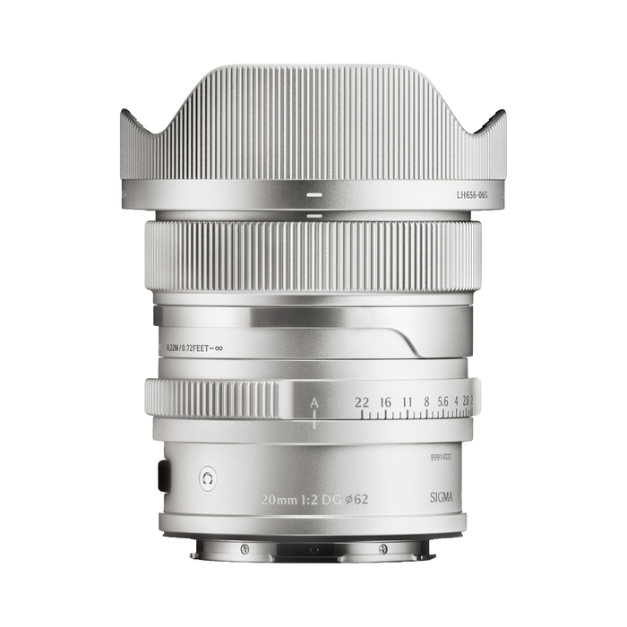 Sigma 20mm f/2 DG Contemporary Lens - L Mount (Silver)