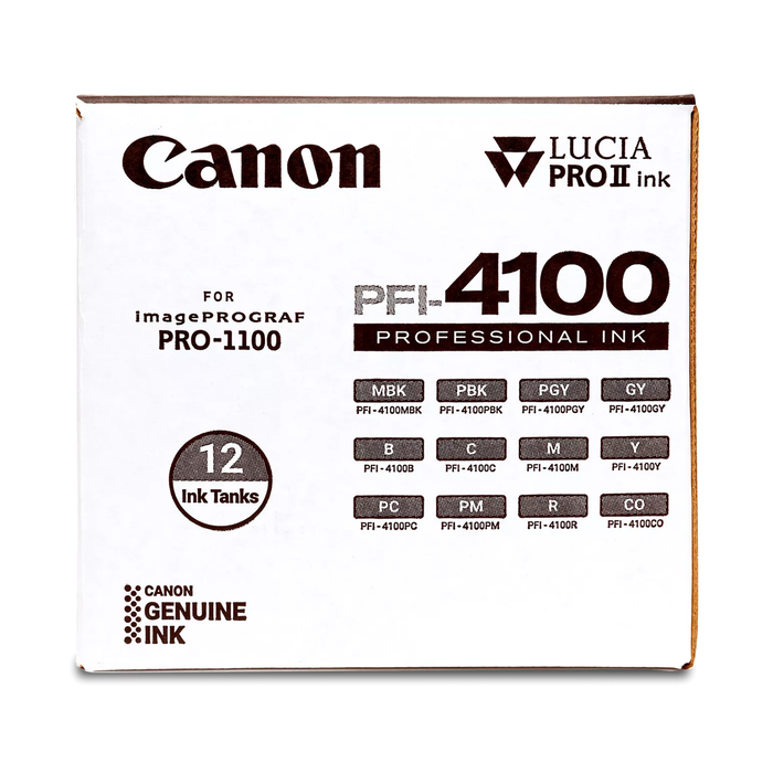 Canon PFI-4100 12 Color Value Pack