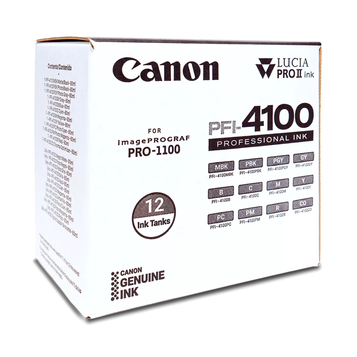 Canon PFI-4100 12 Color Value Pack