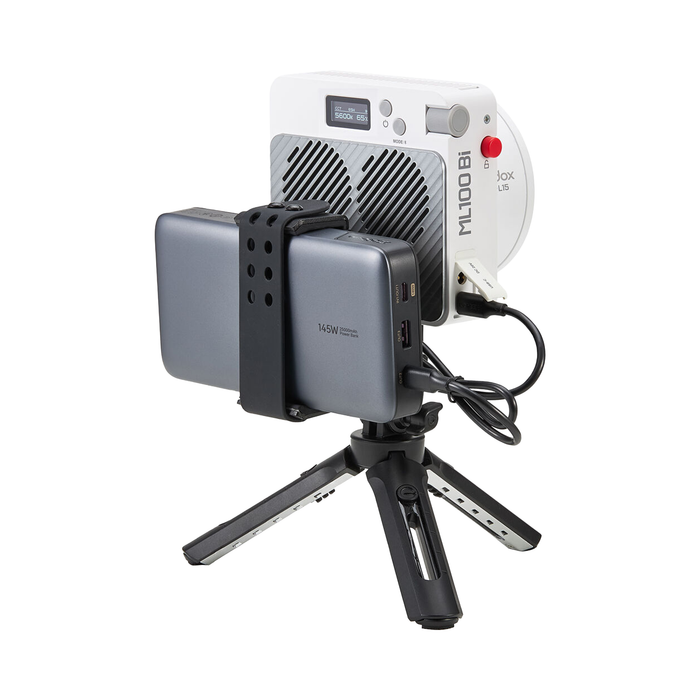 Godox ML100R RGB Portable LED Light Kit (36 Lens & Power Bank Holder)