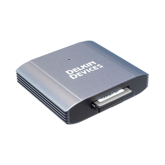 Delkin Devices 150GB BLACK CFexpress Type B Memory Card with USB 3.2 Memory Card Reader Bundle