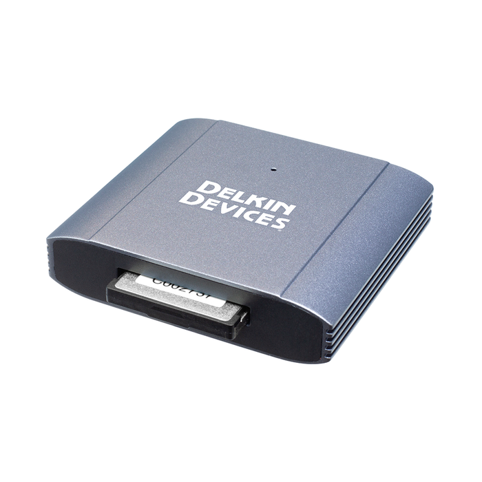 Delkin Devices 150GB BLACK CFexpress Type B Memory Card with USB 3.2 Memory Card Reader Bundle