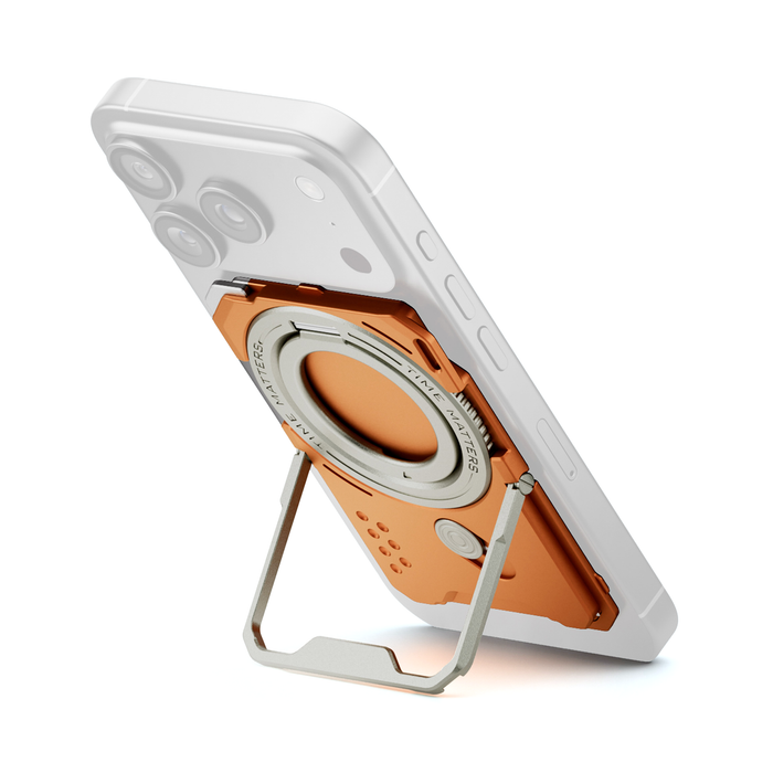 Tilta Khronos Multi-Functional Magnetic Backplate for iPhone 17 Pro - Orange