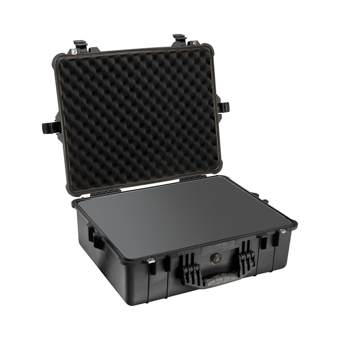 Pelican 1600 Protector Case with Pick-N-Pluck Foam & Lid Foam - Black
