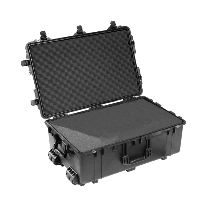 Pelican 1650 Protector Case with Pick-N-Pluck Foam & Lid Foam - Black