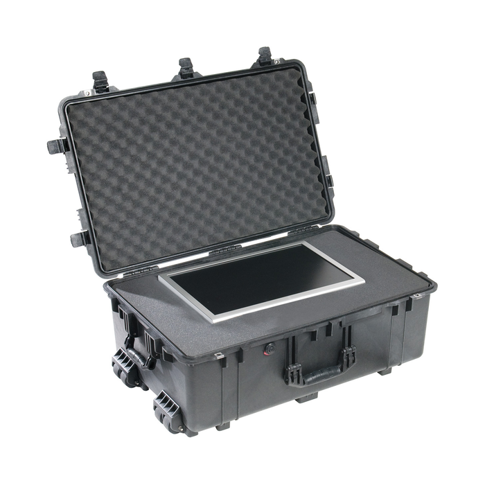 Pelican 1650 Protector Case with Pick-N-Pluck Foam & Lid Foam - Black