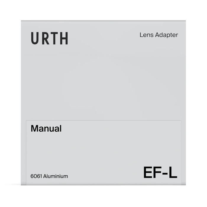Urth Manual Lens Mount Adapter for Canon EF/EF-S Lens Mount Lens to Leica L-Mount Camera Body