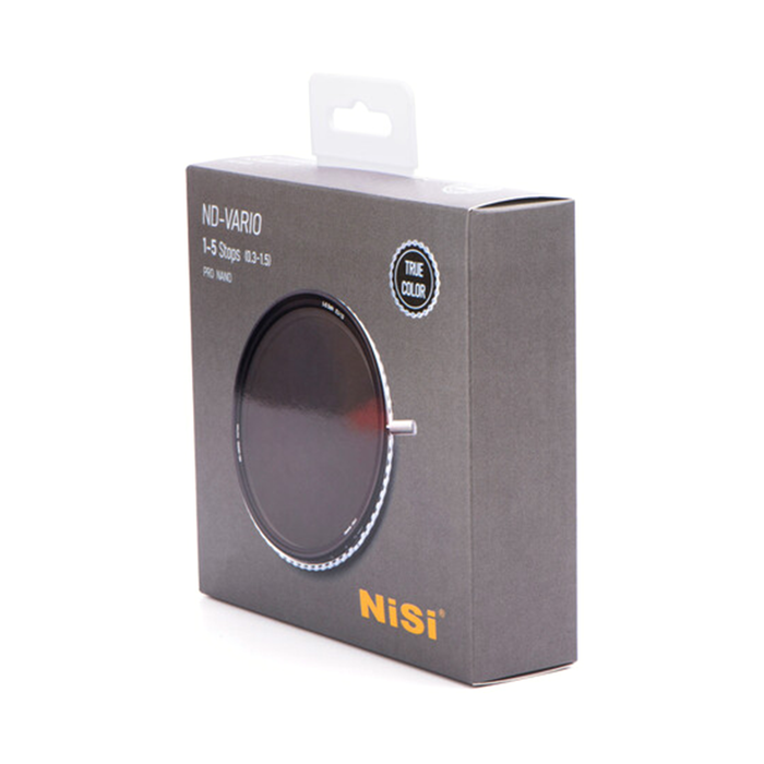 NiSi 77mm True Color ND-VARIO Pro Nano 1-5 Stops Variable Neutral Density Filter