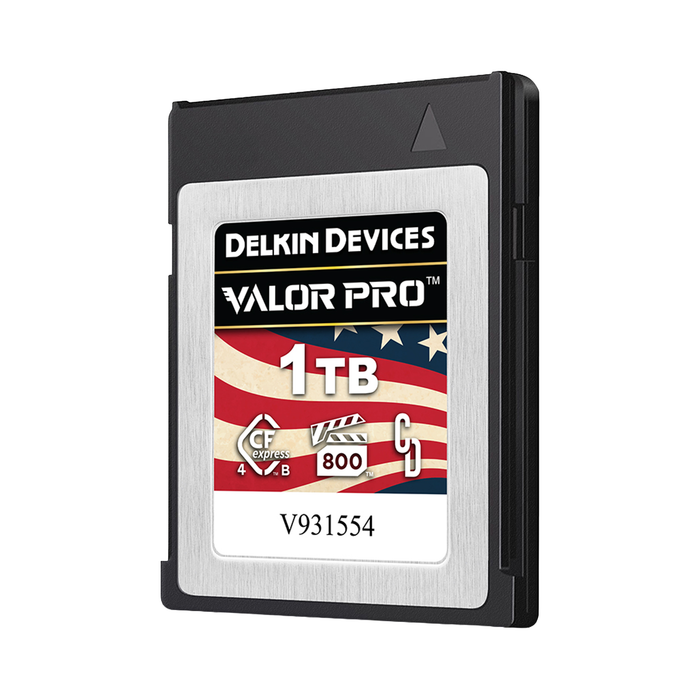 Delkin Devices 1TB VALOR CFexpress Type B 4.0 VPG800 Memory Card
