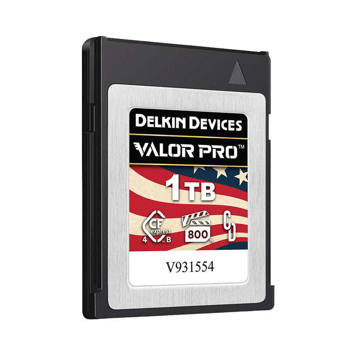 Delkin Devices 1TB VALOR CFexpress Type B 4.0 VPG800 Memory Card