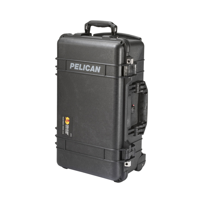 Pelican 1510 Protector Carry-On Case with Pick-N-Pluck Foam & Lid Foam - Black
