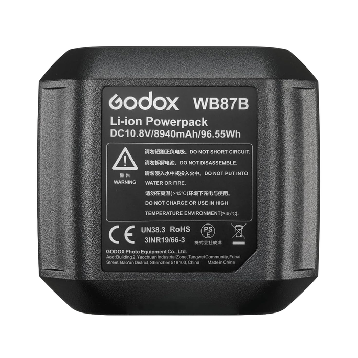 Godox WB87 Battery for AD600-Series Studio Flashes