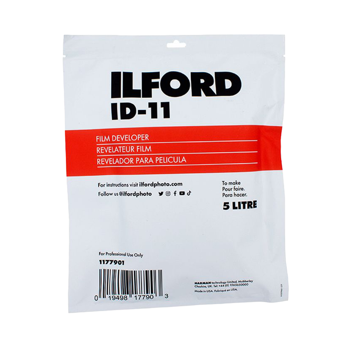 Ilford ID-11 Film Developer Powder for Black & White Film (Makes 1L)