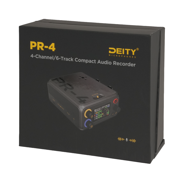 Deity PR-4 4-Input / 6-Track 32-Bit Float Portable Field Recorder