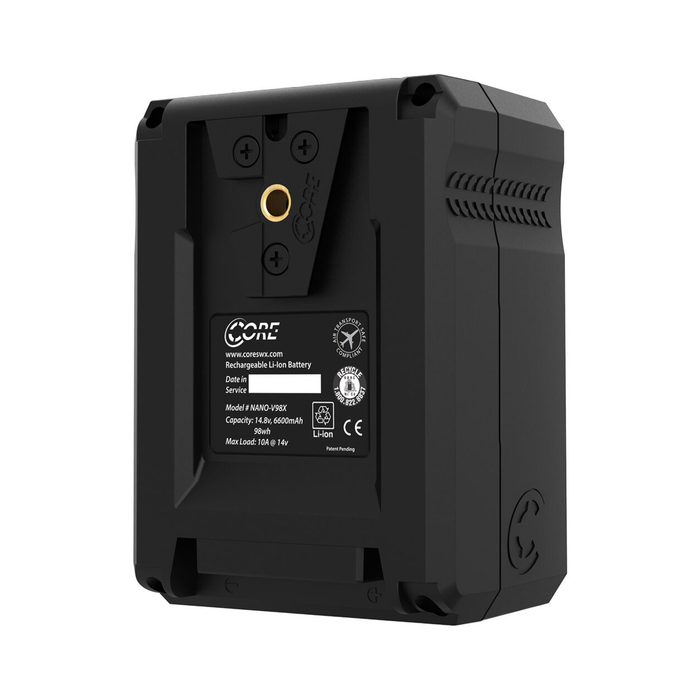 Core SWX NANO-V98X Micro Sized Smart 98Wh Li-Ion Battery - V-Mount