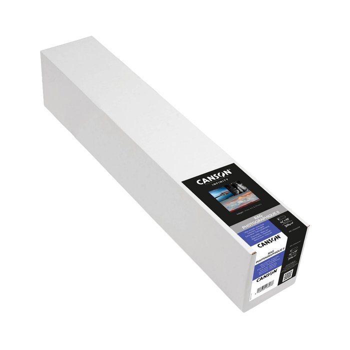 Canson Rag Photographique II Matte Inkjet Paper, 310 gsm, 24" x 66' - Roll Paper
