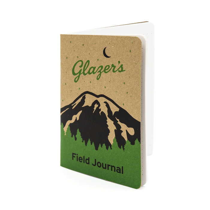 Glazer's Field Journal with Dotted Pages, 4" x 6" Portrait, 16 Sheets (32 pages)