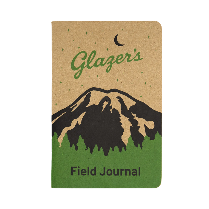 Glazer's Field Journal with Dotted Pages, 4" x 6" Portrait, 16 Sheets (32 pages)