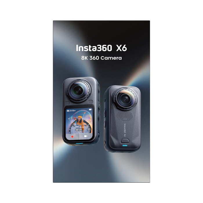Insta360 X6 360° 8K Camera Standard Bundle - Midnight Black