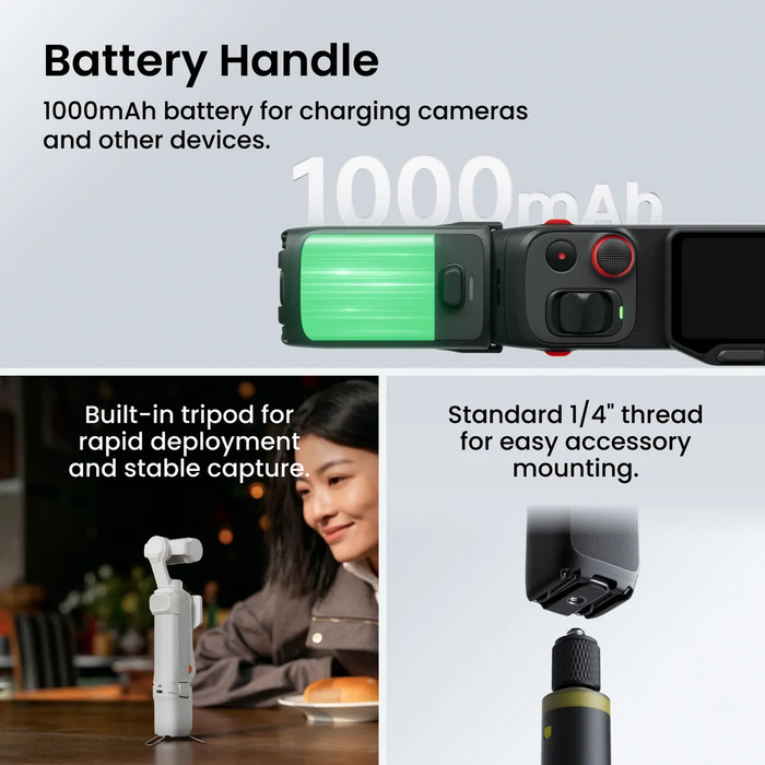 Insta360 Luna Ultra 8K Gimbal Camera Creator Bundle - Stellar White
