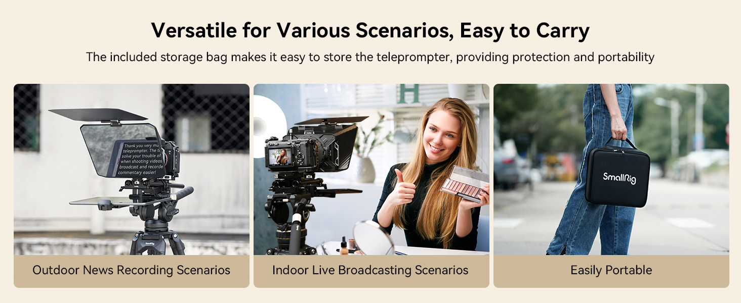 SmallRig Multifunctional Teleprompter 3646