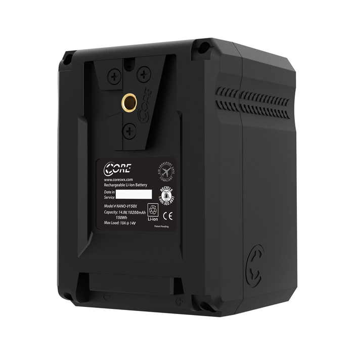 Core SWX NANO-V150X Micro Sized Smart 150Wh Li-Ion Battery - V-Mount