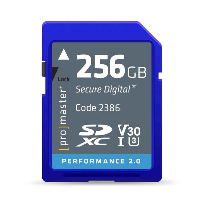 ProMaster 256GB Performance 2.0 UHS-I SDXC Memory Card