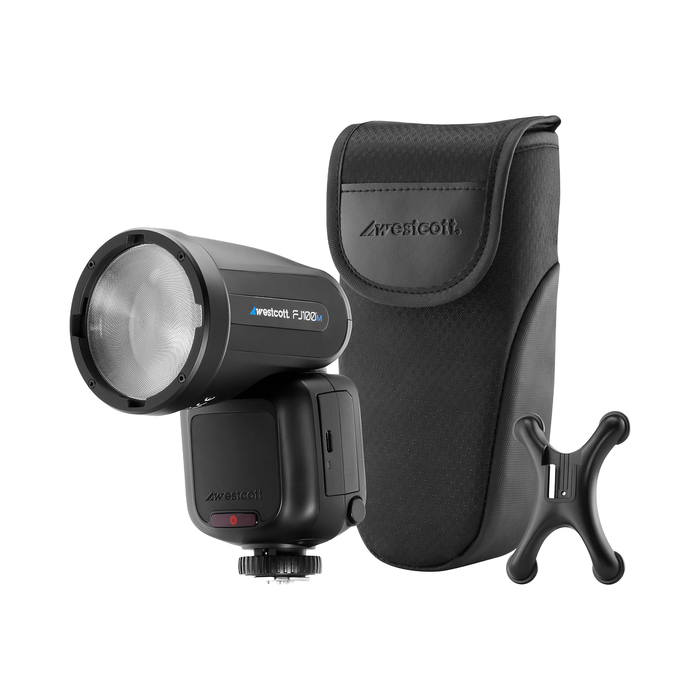 Westcott FJ100 M Touchscreen Speedlight Flash with Multi-Brand Camera Mount (100Ws)