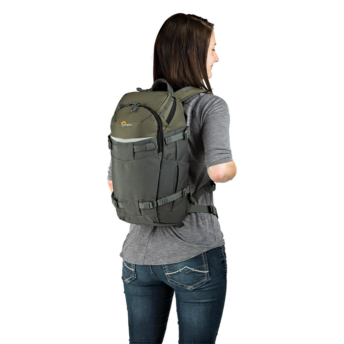 LowePro Flipside Trek BP 250 AW 12L Backpack - Gray/Dark Green