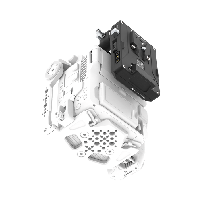 Kondor Blue V-Mount Battery Plate Kit for Canon C80 Cage - Raven Black
