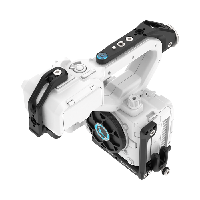 Kondor Blue Camera Cage for Canon C50 with Top Handle & Rosette Rail - Raven Black