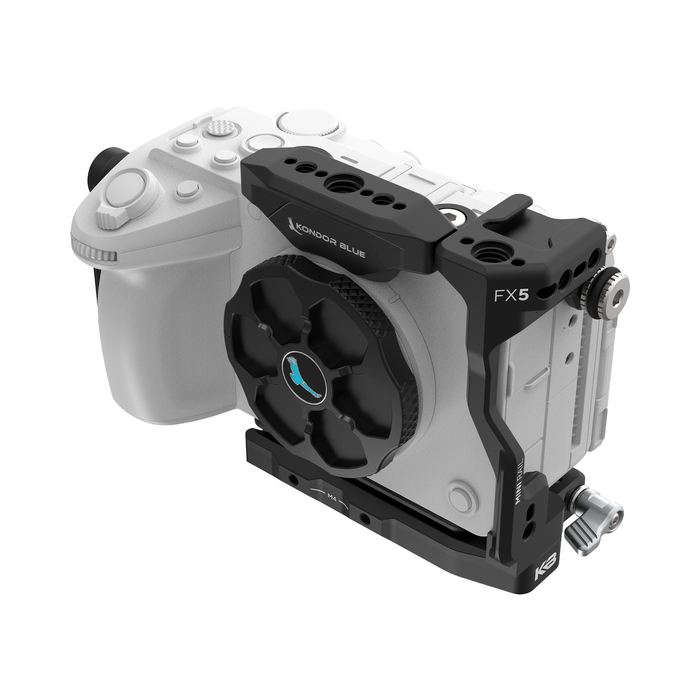 Kondor Blue Hybrid Camera Cage for Sony FX5 - Raven Black