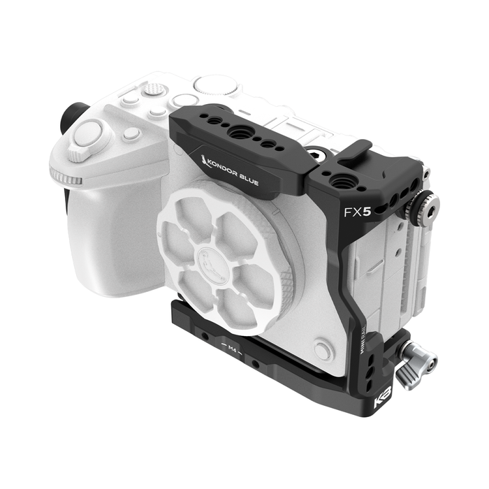 Kondor Blue Hybrid Camera Cage for Sony FX5 - Raven Black