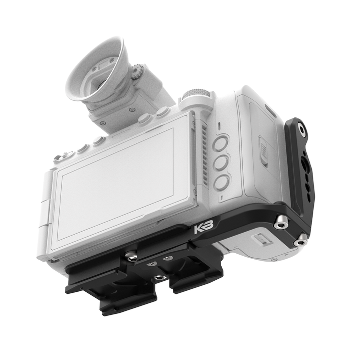 Kondor Blue Hybrid Half Camera Cage for Sony FX5 - Raven Black