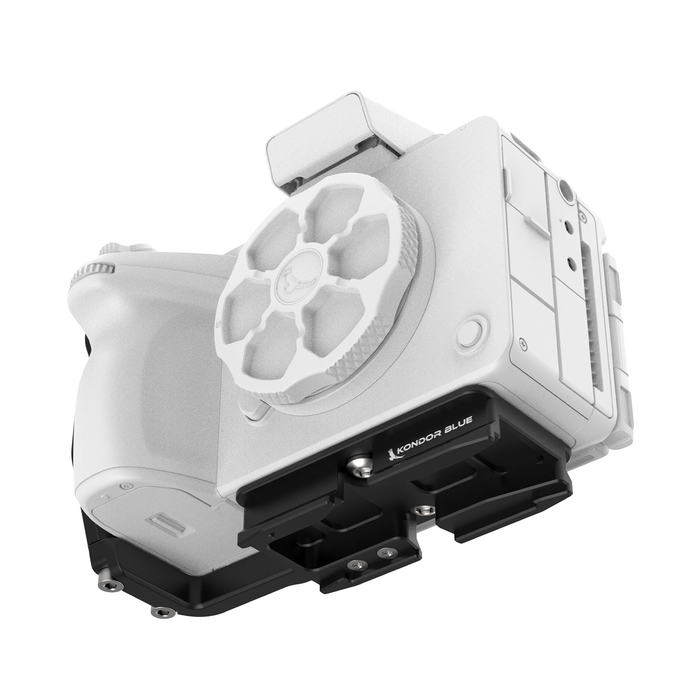 Kondor Blue Hybrid Half Camera Cage for Sony FX5 - Raven Black