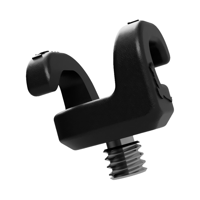 Kondor Blue Mondo Ties Cable Management Clips for Cameras (1/4"-20), 5-Pack - Raven Black