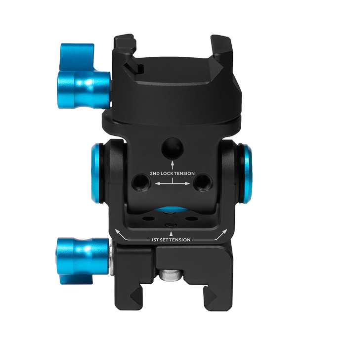 Kondor Blue NATO to NATO Swivel Tilt Monitor Mount (Pan/Tilt) - Raven Black