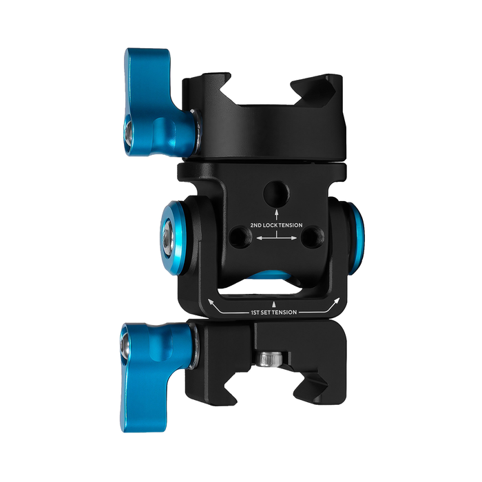Kondor Blue NATO to NATO Swivel Tilt Monitor Mount (Pan/Tilt) - Raven Black