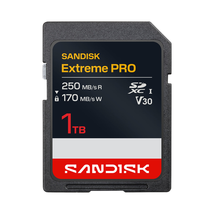 SanDisk 1TB Extreme PRO UHS-I SDXC V30 250R Memory Card