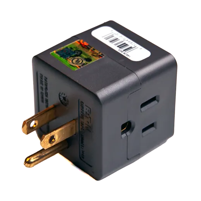 GF 3-to-1 Outlet Cube Tap Adapter