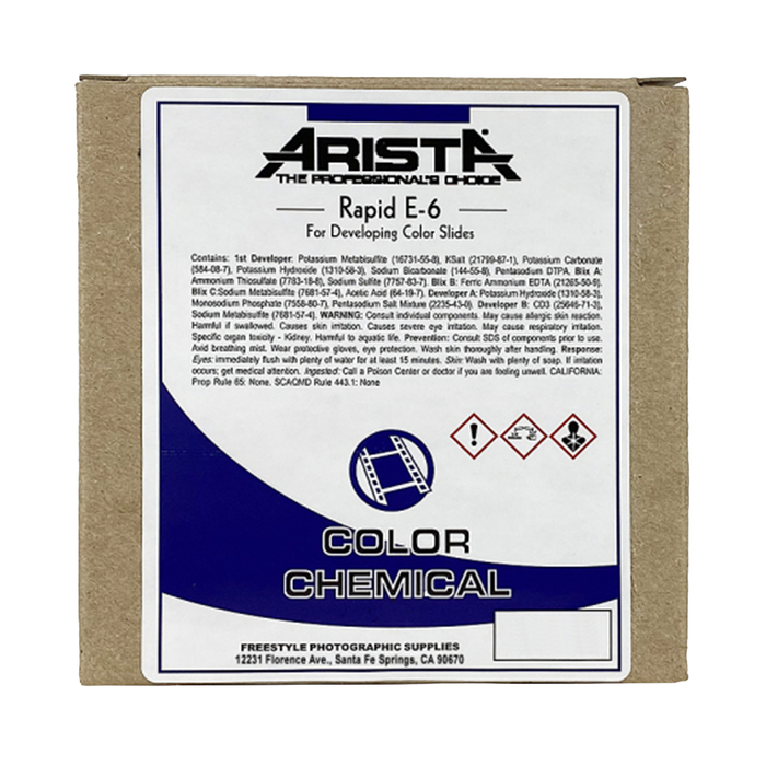 Arista Rapid E-6 Color Slide Film Developing Kit - 1 Quart