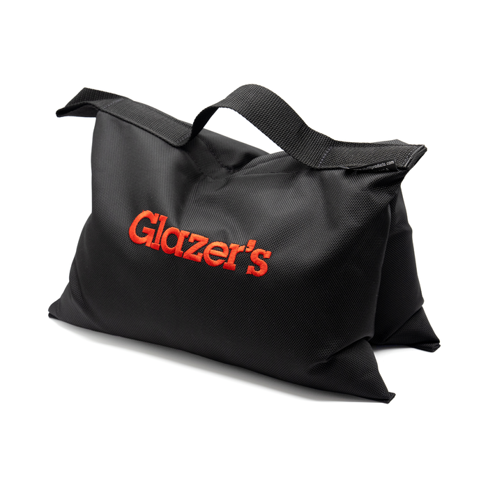 Glazer's Saddle Sandbag, 25 lb - Black