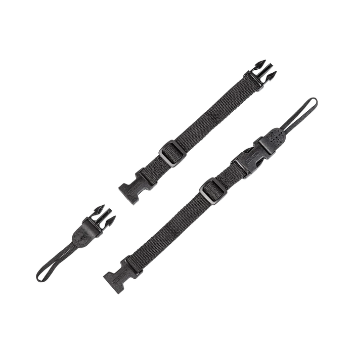 Op/Tech Uni-Loop Adapters with 1/4" Webbing, Regular 10.5-13.5" - Black