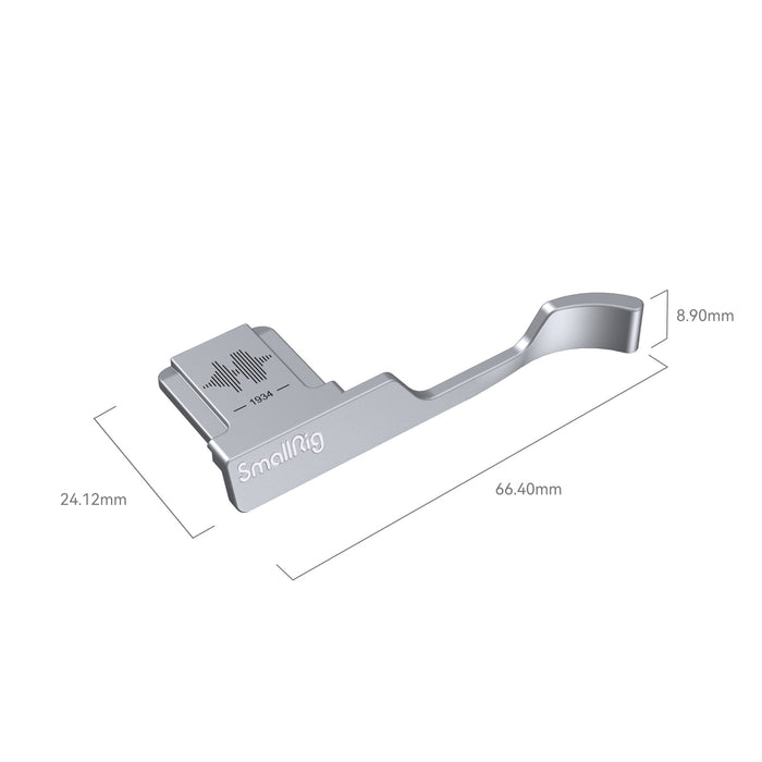 SmallRig Thumb Grip for Fujifilm X100VI / X100V 4566 - Silver