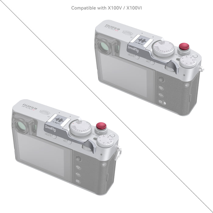 SmallRig Thumb Grip for Fujifilm X100VI / X100V 4566 - Silver