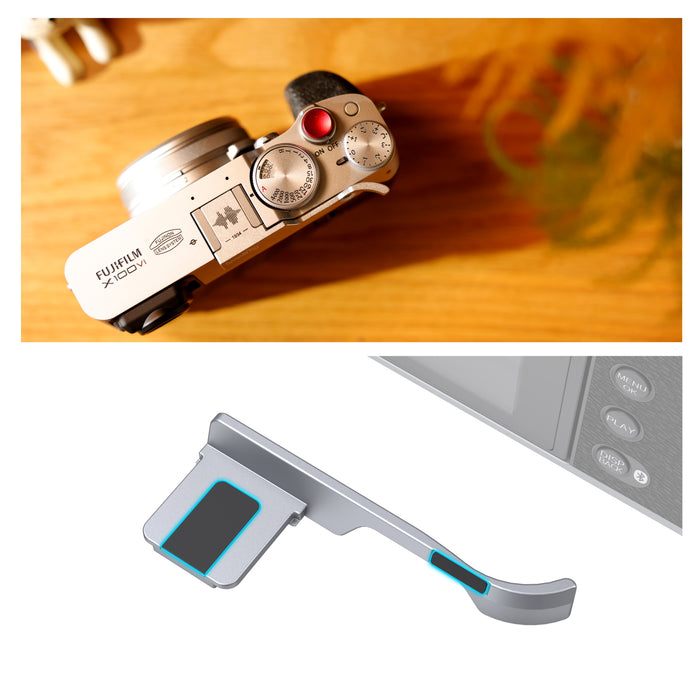 SmallRig Thumb Grip for Fujifilm X100VI / X100V 4566 - Silver